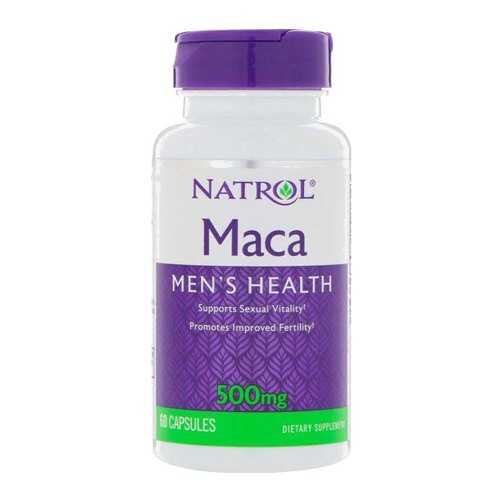 Препарат для мужчин Natrol Maca 500 мг 60 капсул в Спортмастер