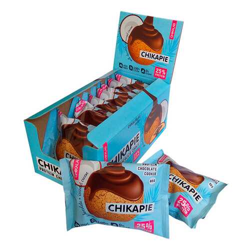 BOMBBAR Протеиновое печенье CHIKAPIE, 9 шт, вкус: кокос в Спортмастер