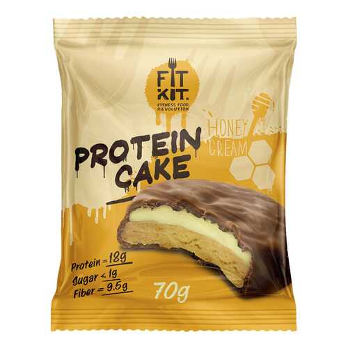 Fit Kit Protein Cake 70 г мини-набор из 3 шт Медовый крем в Спортмастер