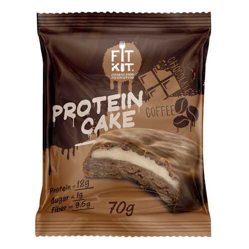 Fit Kit Protein Cake 70 г мини-набор из 3 шт Шоколад-кофе в Спортмастер