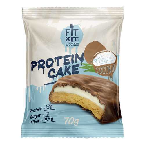 Fit Kit Protein Cake 70 г мини-набор из 3 шт Тропический кокос в Спортмастер