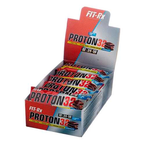 FIT-Rx Батончики PROTON 32 50 г, 24 шт, вкус: шоколад в Спортмастер