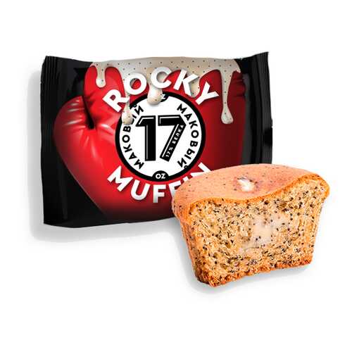 Маффин Mr. Djemius ZERO Rocky Muffin 8 55 г, 8 шт., маковый в Спортмастер