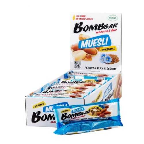 Мультизлаковый Bombbar 45гр (21), арахис в Спортмастер