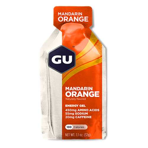 Энергетический гель GU Energy Gel с кофеином, 32 г, апельсин-мандарин в Спортмастер