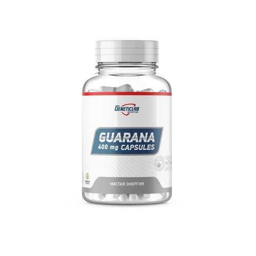 Энергетик GeneticLab Nutrition Guarana (400 мг) 60 капсул в Спортмастер