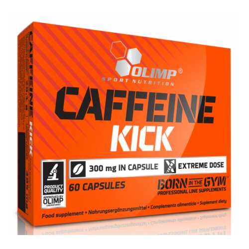 Энергетик Olimp Caffeine Kick 60 капсул, без вкуса в Спортмастер