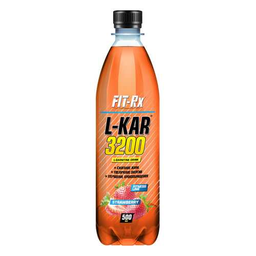 FIT-Rx Fit-RX L-карнитин L-Kar 3200, 500 мл, вкус: клубника в Спортмастер