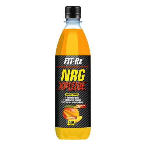 FIT-Rx NRG XPLODE, 500 мл, вкус: манго в Спортмастер