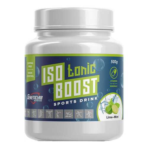 Изотонический напиток GeneticLab Nutrition Isotonic Boost 500 г лайм, мята в Спортмастер