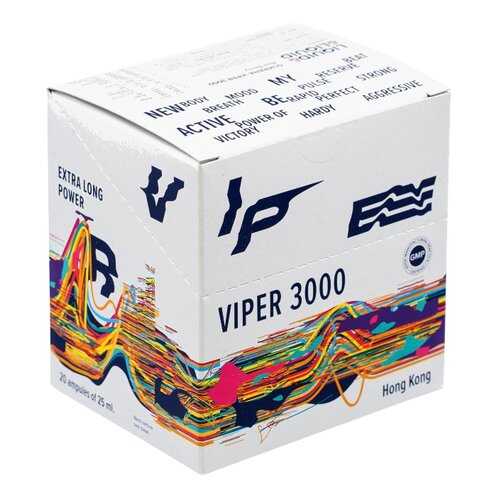 Liquid & Liquid Guarana Viper 3000, 20 шт, вкус: красная ягода в Спортмастер