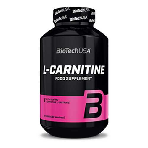 Напиток с L-карнитином BioTech L-Carnitine 1000 30 таблеток, натуральный в Спортмастер