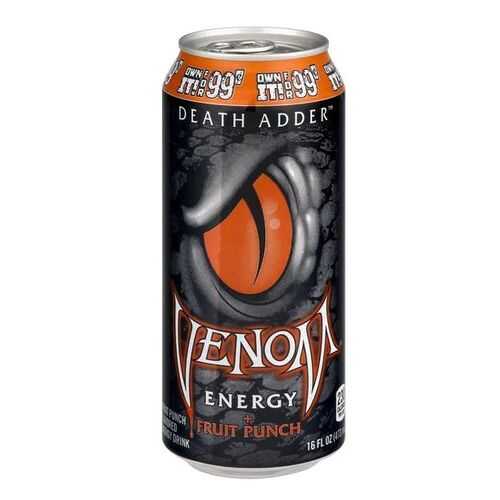 Напиток тонизирующий VENOM Venom Energy Fruit Punch 0,473л в Спортмастер