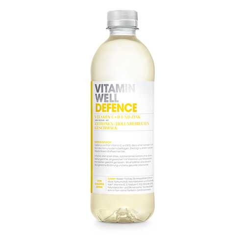 Напиток Vitamin Well Defence 500мл, вкус: Лимон, Бузина в Спортмастер