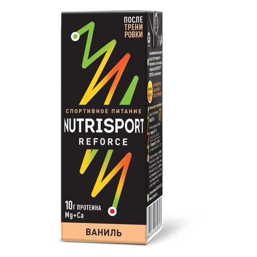 NUTRISPORT REFORCE cо вкусом ванили упаковка, 18.00 шт. в Спортмастер