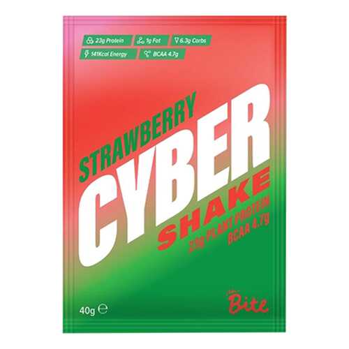 Шейк Cyber Клубника Bite 40 г в Спортмастер