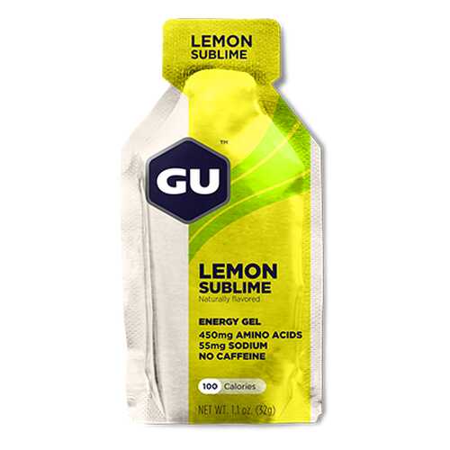 Углеводный гель GU Energy Gel, 32 г, чистый лимон в Спортмастер