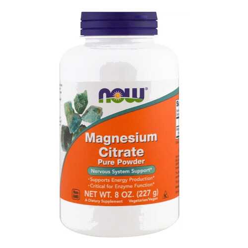 NOW Magnesium Citrate Pure Powder 227 г в Спортмастер