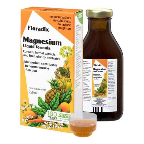 Salus-Haus GMBH Floradix Magnesium, 250 мл в Спортмастер