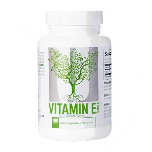 Universal Nutrition Vitamin E Formula 400 IU - 100 капсул в Спортмастер