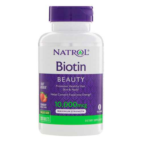 Витамин B7 Natrol Biotin 10000 60 таблеток в Спортмастер