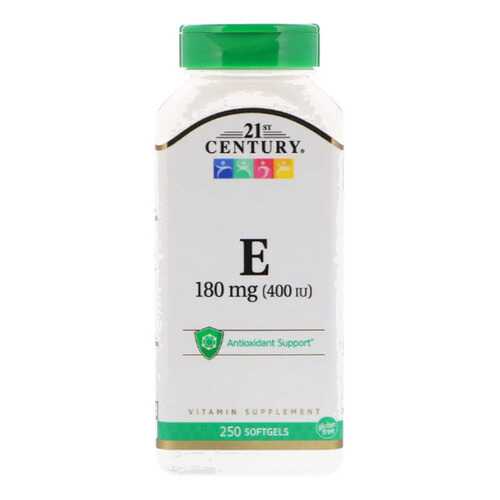 Витамин E 21st Century Vitamin E 400 250 капсул в Спортмастер