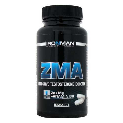 Витаминно-минеральный комплекс Ironman ZMA 60 капсул в Спортмастер