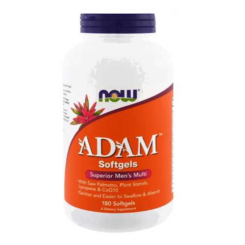Витаминно-минеральный комплекс NOW Sports Adam Men's Multivitamin 180 капсул в Спортмастер