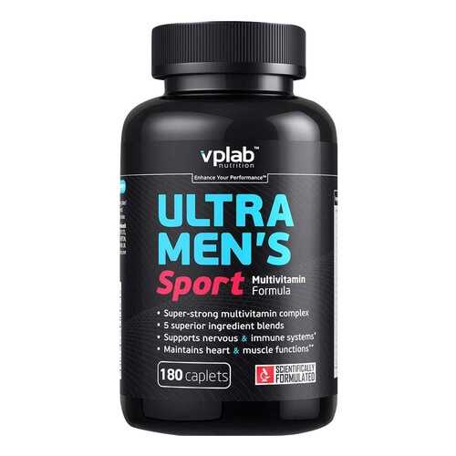 Витаминно-минеральный комплекс VPLab Ultra Mens Sport Multivitamin Formula 180 капсул в Спортмастер