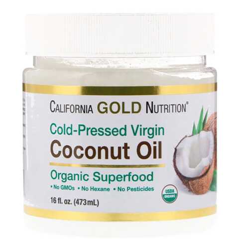 California Gold Nutrition Coconut Oil Organic Extra Virgin 473 ml в Спортмастер