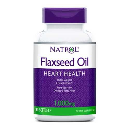 Natrol Flax Seed Oil 1000 (90 капсул) в Спортмастер