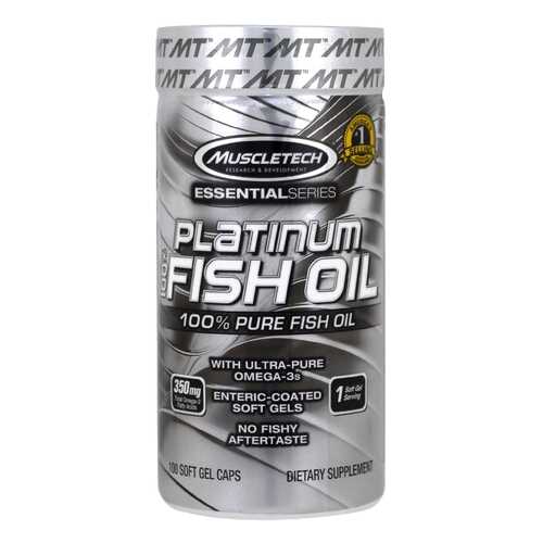 Omega-3 MuscleTech Platinum 100% Fish Oil 100 капс. в Спортмастер