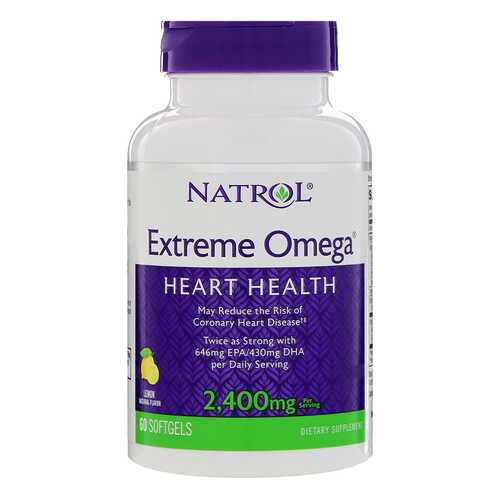 Omega-3 Natrol Extreme Omega 60 капсул в Спортмастер