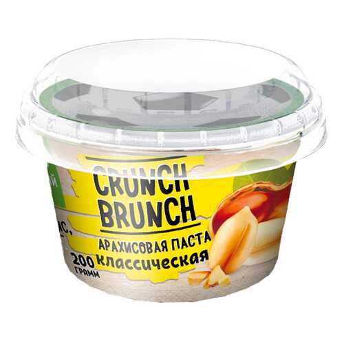Арахисовая паста Crunch Brunch Классическая 200 г в Спортмастер