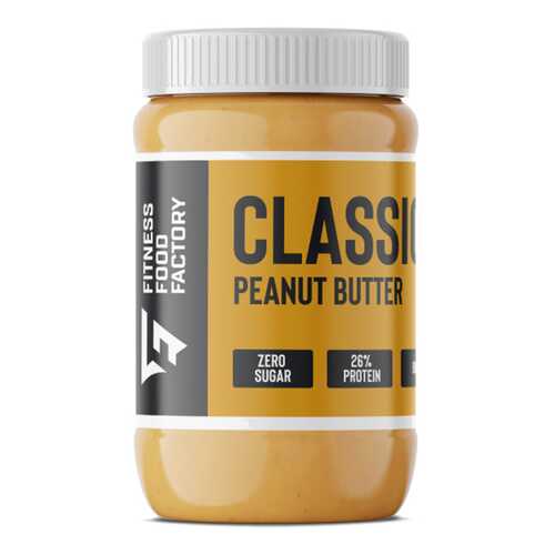 Арахисовая паста Fitness Food Factory 800 г классическая в Спортмастер