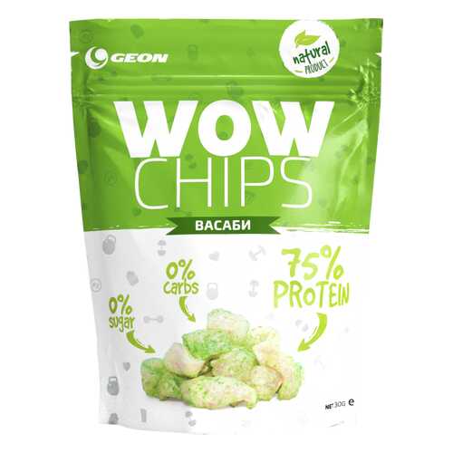 Чипсы Geon Wow Chips 30 г васаби в Спортмастер