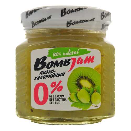 Джем Bombbar Bombjam 250 г киви, крыжовник в Спортмастер