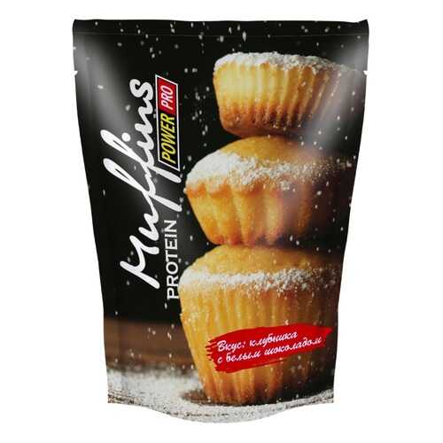 Power Pro Muffin Protein (смесь для выпечки), 500 г, вкус: клубника с белым шоколадом в Спортмастер