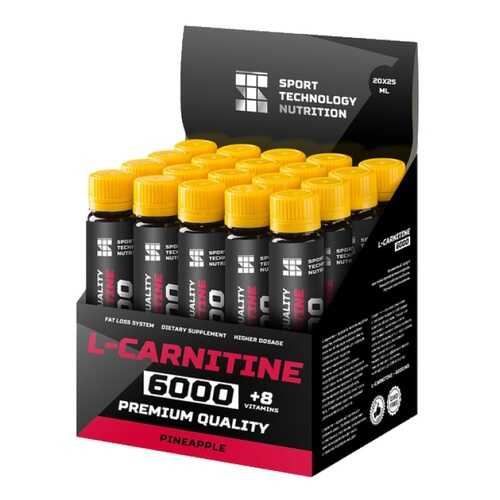 НПО Спортивные Технологии L-Carnitine 6000, 1 ампула 25 мл, Pineapple в Спортмастер