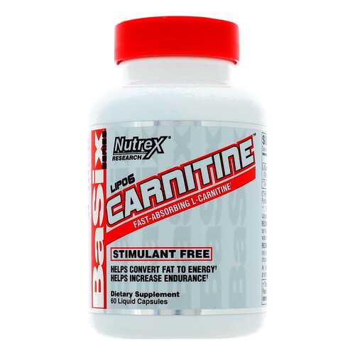 Nutrex Lipo 6 Carnitine, 60 капсул в Спортмастер