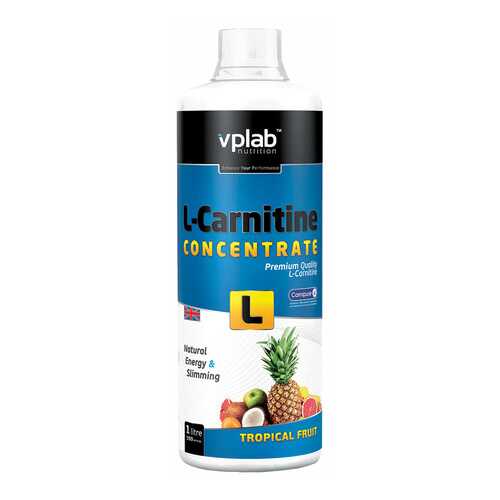 VPLab L-Carnitine Concentrate, 1000 мл, Tropical Fruit в Спортмастер