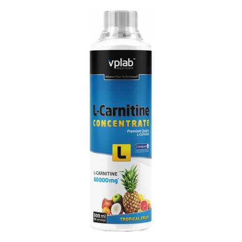 VPLab L-Carnitine Concentrate, 500 мл, Tropical Fruit в Спортмастер