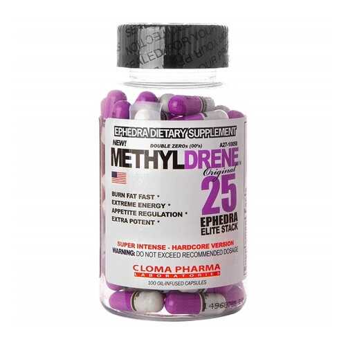 Жиросжигатель Cloma Pharma Methyldrene Elite, 100 капсул в Спортмастер