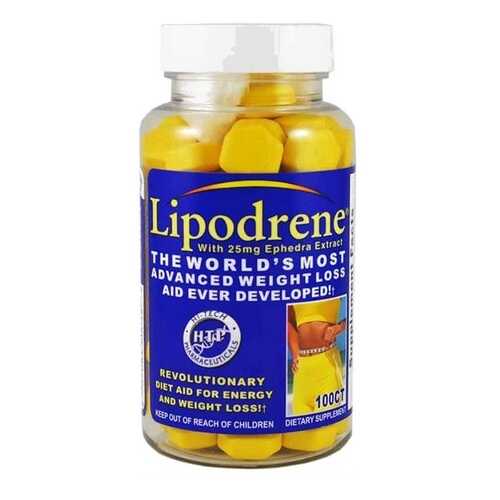Жиросжигатель Hi-Tech Pharmaceuticals Lipodrene 25 Ephedra, 100 таблеток в Спортмастер