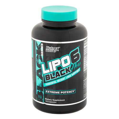 Жиросжигатель Nutrex Lipo 6 Black Hers, 120 капсул в Спортмастер