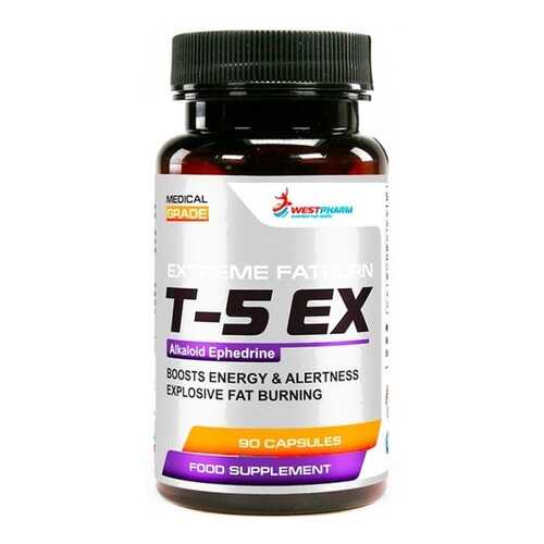 Жиросжигатель WestPharm T-5 Ex, 90 капсул в Спортмастер