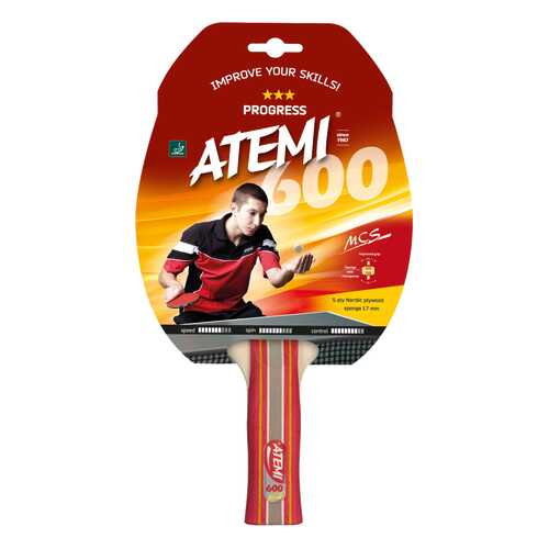 Ракетка для настольного тенниса Atemi 600 AN в Спортмастер