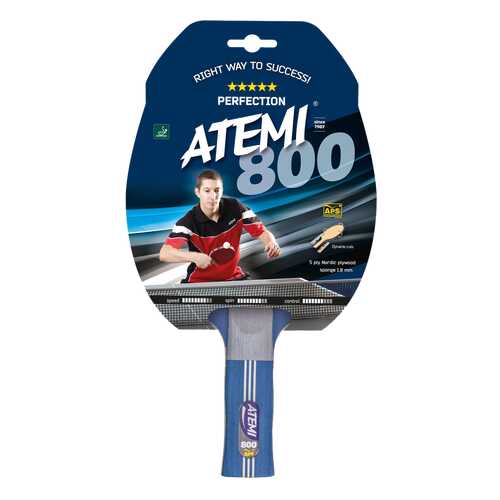 Ракетка для настольного тенниса Atemi 800 AN в Спортмастер