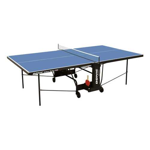 Теннисный стол Donic Indoor Roller 600 синий, с сеткой в Спортмастер