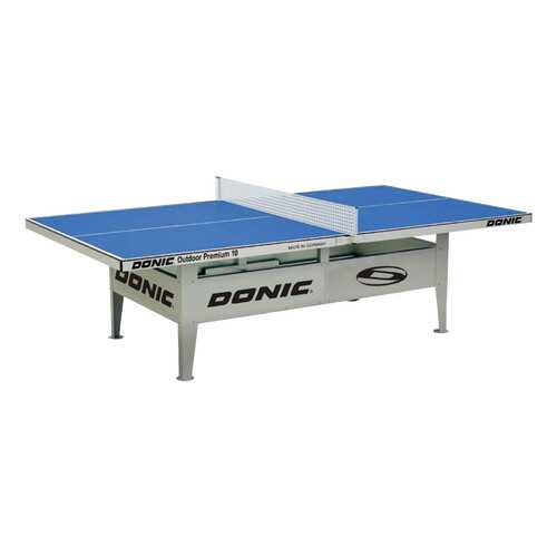 Теннисный стол Donic Outdoor Premium 10 синий, с сеткой в Спортмастер